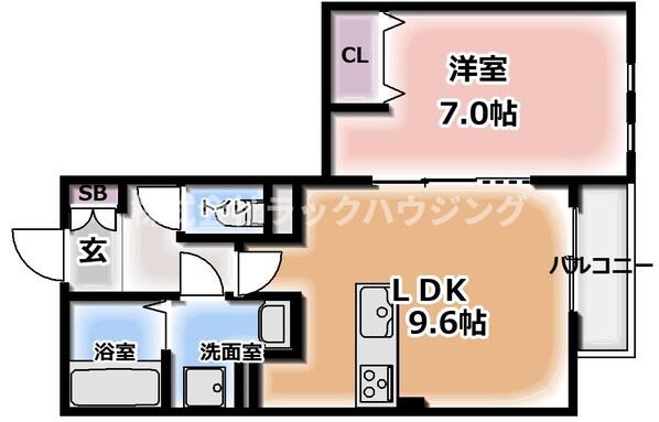 古川橋駅 徒歩10分 2階の物件間取画像